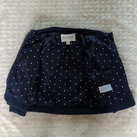 GYMBOREE | Faux Fur Navy Jacket - Picture 5 of 12